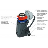 Advance VL500-75 ERGO Wet/Dry Vacuum with Front Squeegee - 19 Gallon
