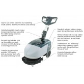 Advance SC351 AGM Battery Operated 14" Micro Scrubber - 3 Gallon Recovery Tank