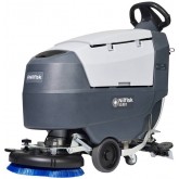 Advance SC401 B 17" GEL Battery Walk Behind Automatic Scrubber with On-board Charger - 6 Gallon with Prolene Brush