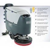 Advance SC500 X20D 20" AGM Battery Walk Behind Scrubber with Pad Driver and On-board Charger