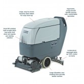 Advance Adfinity X24D 24" GEL Battery Walk Behind Scrubber with Cylindrical Brush and On-board Charger - AXP Detergent Dispensing System