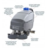 Advance SC800 34D 34" 312 Ah AGM Battery Walk Behind Scrubber with Pad Driver and On-board Charger