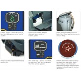 Advance Advenger 28" AGM Battery EcoFlex Riding Scrubber with REV and On-board Charger