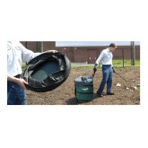 Unger NiftyNabber Bagger Collapsible Receptacle - 40 Gallons, Green
