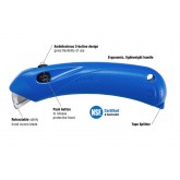 Ambidextrous Disposable Safety Cutter - Blue