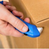 Ambidextrous Disposable Safety Cutter - Blue