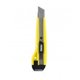 8 Point Snap Knife with Rubber Grip Steel Track - Yellow/Black