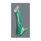 Safety Cutter with Blade Storage - Green, Right-Handed