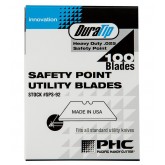 Safety Point Duratip Universal Replacement Utility Blades - 100 Count