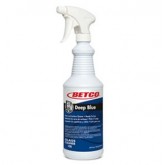 Betco Deep Blue Empty 32 Ounce Spray Bottle with Trigger - 12 per Case