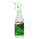 Betco FiberPRO Es-Steam Low Foam Extraction Cleaner Empty 32 oz Spray Bottles with Trigger - 12 per Case