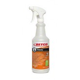 Betco Green Earth Velocity Cleaner Degreaser Empty 32 oz Spray Bottles with Trigger - 12 per Case