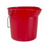 Deluxe Heavy Duty Bucket - 10 Quart, Red