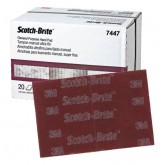 3M Scotch-Brite Maroon General Purpose Hand Pad - 6" x 9"