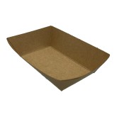 Nova NFT25-K 4 oz Kraft Food Tray PFAS Free - 4/250ct