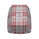 Nova NFT50 1/2lb Red Plaid Food Tray PFAS Free - 4/250ct
