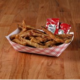 Nova NFT100 1lb Red Plaid Food Tray PFAS Free - 4/250ct