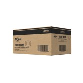 Nova NFT500 5lb Red Plaid Food Tray PFAS Free - 2/250ct