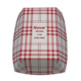 Nova NFT500 5lb Red Plaid Food Tray PFAS Free - 2/250ct