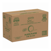 Dart 6PWQR Quiet Classic 6" Laminated Foam Plastic Plate - White