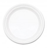 Dart 6PWF Famous Service 6" Plastic Plate - White