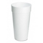 Dart 20J16 Insulated Foam Big Drink Cups - 20 Ounce, White