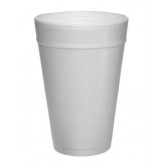 Dart 32TJ32 Insulated Tall Foam Big Drink Cups - 32 Ounce, White