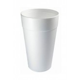 Dart 44TJ32 Insulated Tall Foam Big Drink Cups - 44 Ounce, White