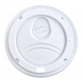 Dixie Plastic Dome Lid for Paper Hot Cups - 10 Ounce, 1000 Count
