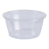 Empress EPC200 2 Ounce Clear Plastic Souffle Portion Cup - 250 cups per pack, 10 packs per case