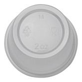 Empress EPC200 2 Ounce Clear Plastic Souffle Portion Cup - 250 cups per pack, 10 packs per case