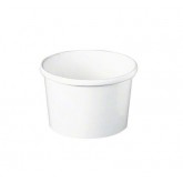 Solo Double Poly Coated Paper Container - White, 8 ounce