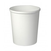 Solo Double Poly Coated Paper Container - White, 32 ounce