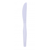 Dixie Medium Weight Plastic Knife - White, Bulk 1000 Count