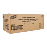 Dixie Medium Weight Plastic Knife - White, Bulk 1000 Count
