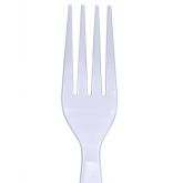 Dixie Medium Weight Plastic Fork - White, Bulk 1000 Count