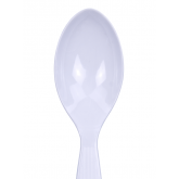 Dixie Medium Weight Plastic Teaspoon - White, Bulk 1000 Count