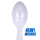 Dixie Heavy Weight Plastic Teaspoon - White, Bulk 1000 Count