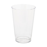 12 Ounce Rigid Plastic Tumbler Cup - Clear, 25 Count