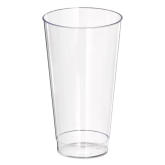 16 Ounce Rigid Plastic Tumbler Cup - Clear, 25 Count