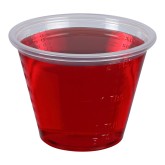 Empress EPC100G 1 Ounce PP Plastic Medical Portion Cup with Graduations - Clear, 5000 count