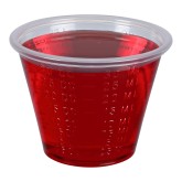 Empress EPC100G 1 Ounce PP Plastic Medical Portion Cup with Graduations - Clear, 5000 count