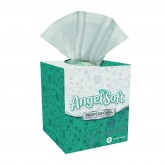 GP Pro 46580 Angel Soft Professional Series 2-Ply Premium Facial Tissue - White, Cube Box, 36 per case