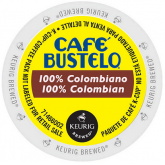 Keurig Cafe Bustelo 100% Colombian K-Cups - 24 per Box