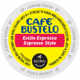 Keurig Cafe Bustelo Espresso Style K-Cups - 24 per Box