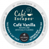 Keurig Cafe Escapes Cafe Vanilla K-Cups - 24 per Box