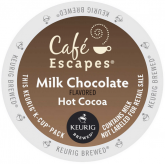 Keurig Cafe Escapes Milk Chocolate Hot Cocoa K-Cups - 24 per Box