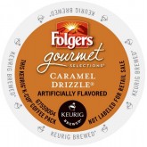 Keurig Folgers Gourmet Selections Caramel Drizzle K-Cups - 24 per Box
