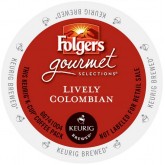 Keurig Folgers Gourmet Selections Lively Colombian K-Cups - 24 per Box
