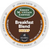 Keurig Green Mountain Coffee Breakfast Blend Decaf K-Cups - 24 per Box